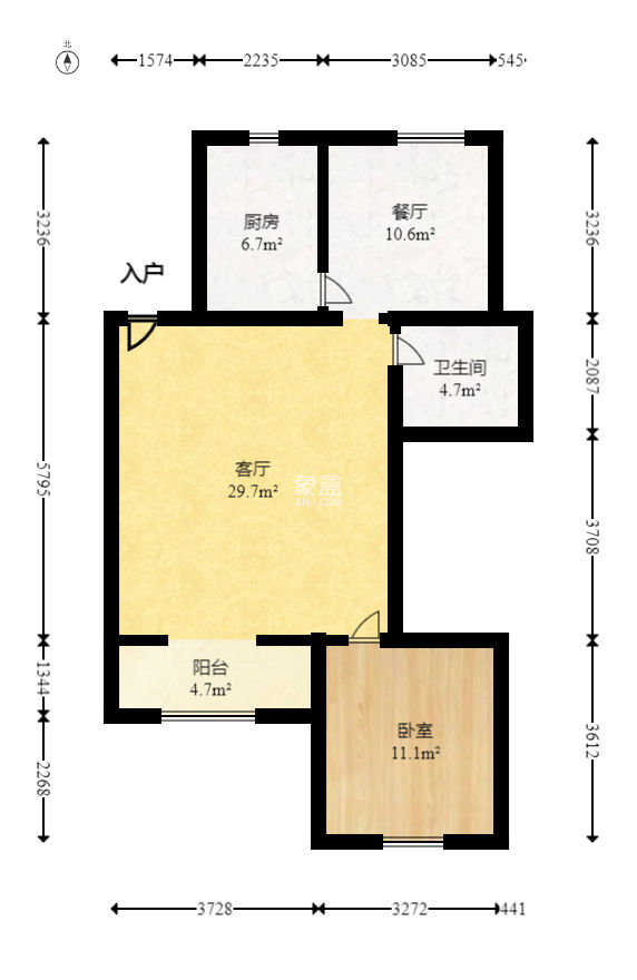 山水印象（愿景想山）  4室2厅3卫   68.00万