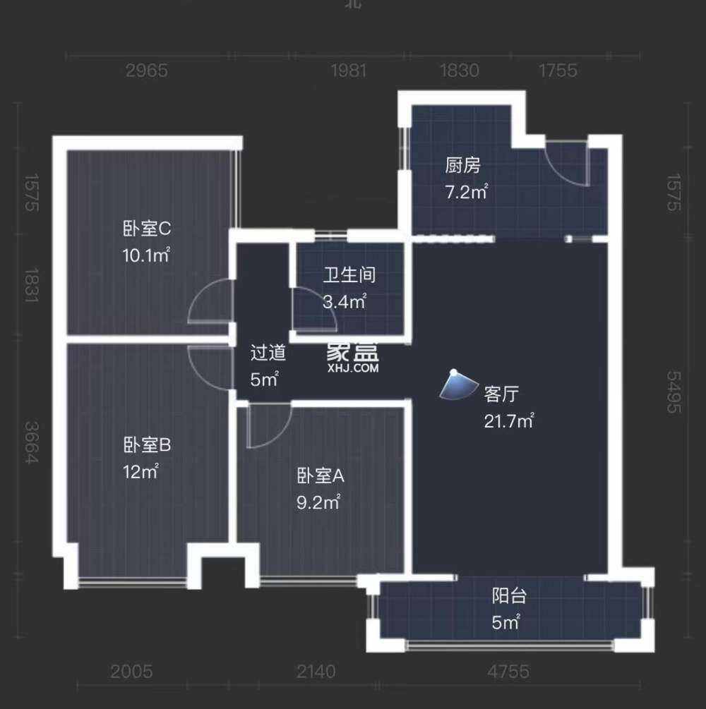 佳兆业金域天下二期  3室2厅1卫    45.0万