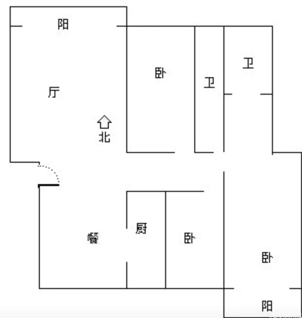 五江建材城  3室2厅2卫   46.80万室内图1