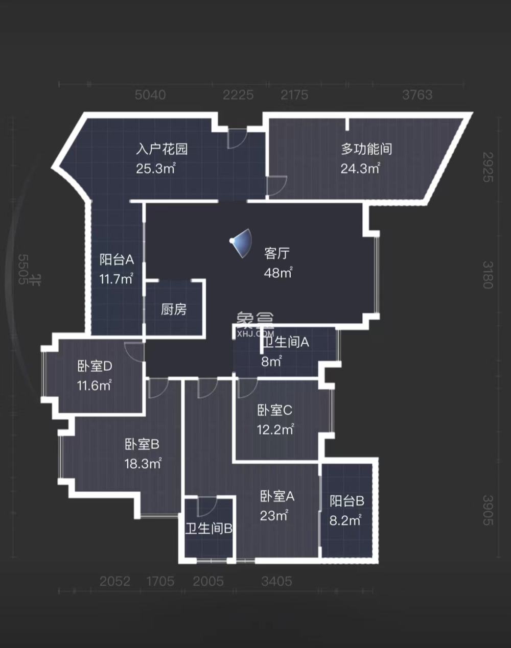大江观邸-富基花园 6室2厅3卫 110.0万 大江观邸-富基花园 6室2厅3卫 110.0万室内图