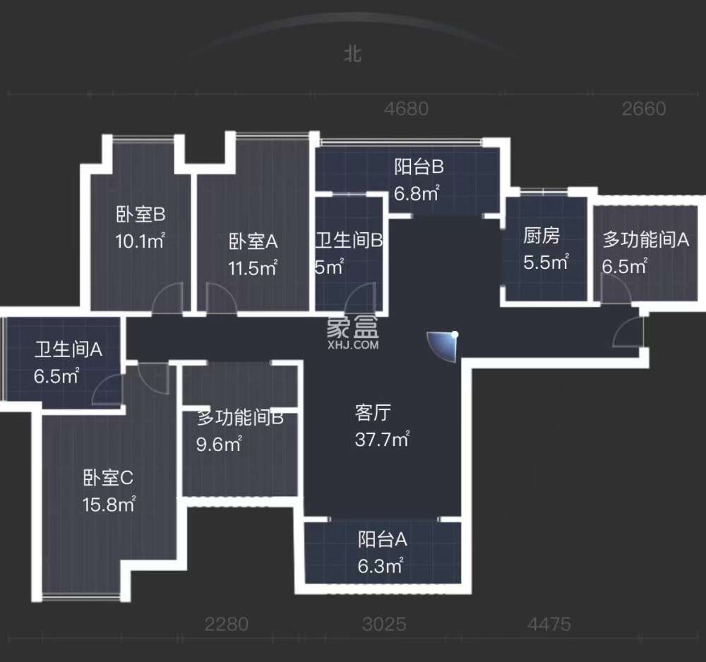 栗雨香堤  5室2厅2卫   76.80万