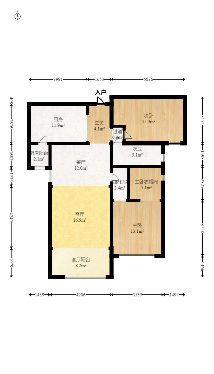 中铁西江悦一期  3室2厅1卫    148.0万 中铁西江悦一期  3室2厅1卫    148.0万户型图