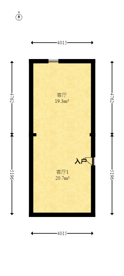 明城国际  1室1厅0卫   59.00万室内图1