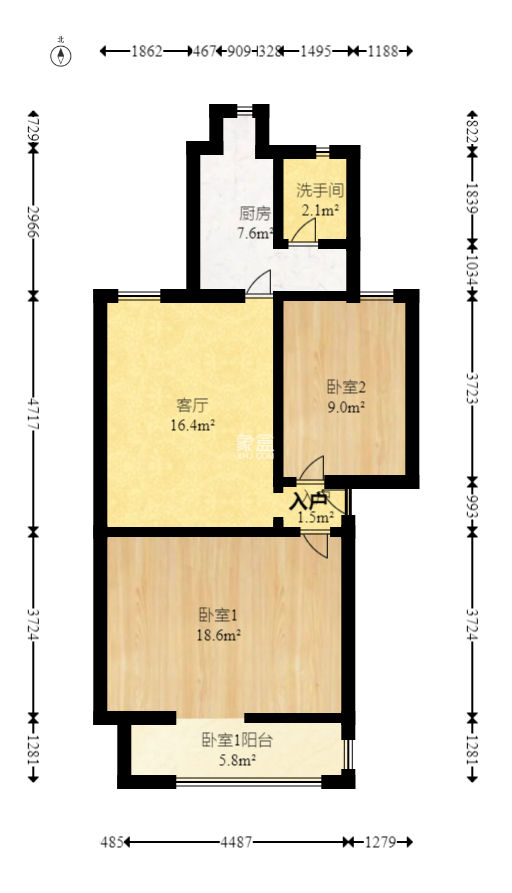 东塘电力院  2室1厅1卫   70.00万