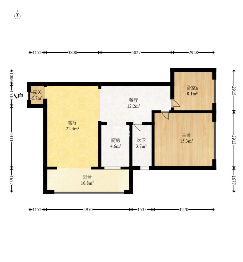 山水英伦  2室1厅1卫    52.8万