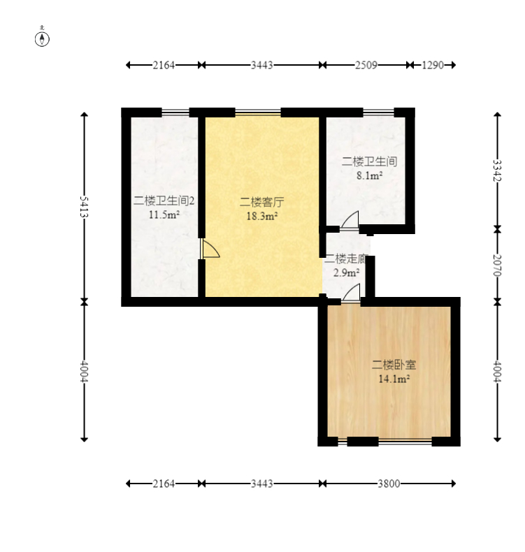 龙湖碧桂园天宸原著  4室2厅4卫    370.0万 龙湖碧桂园天宸原著  4室2厅4卫    370.0万户型图