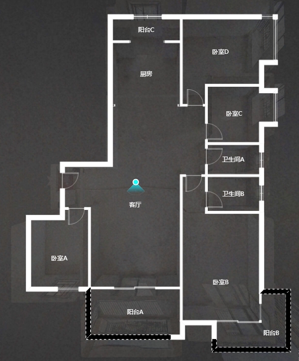 奥园养生城  4室2厅2卫   160.00万