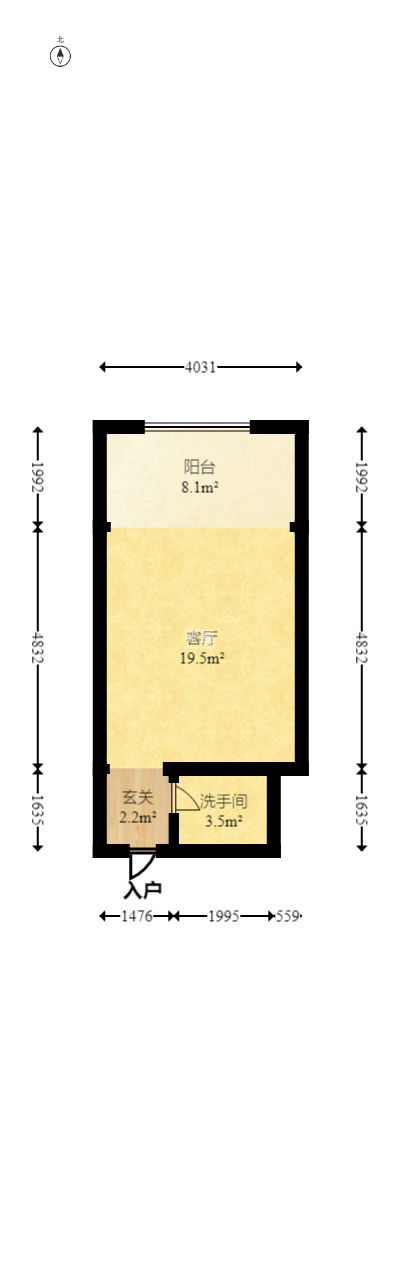 云集国际  1室1厅1卫   38.00万