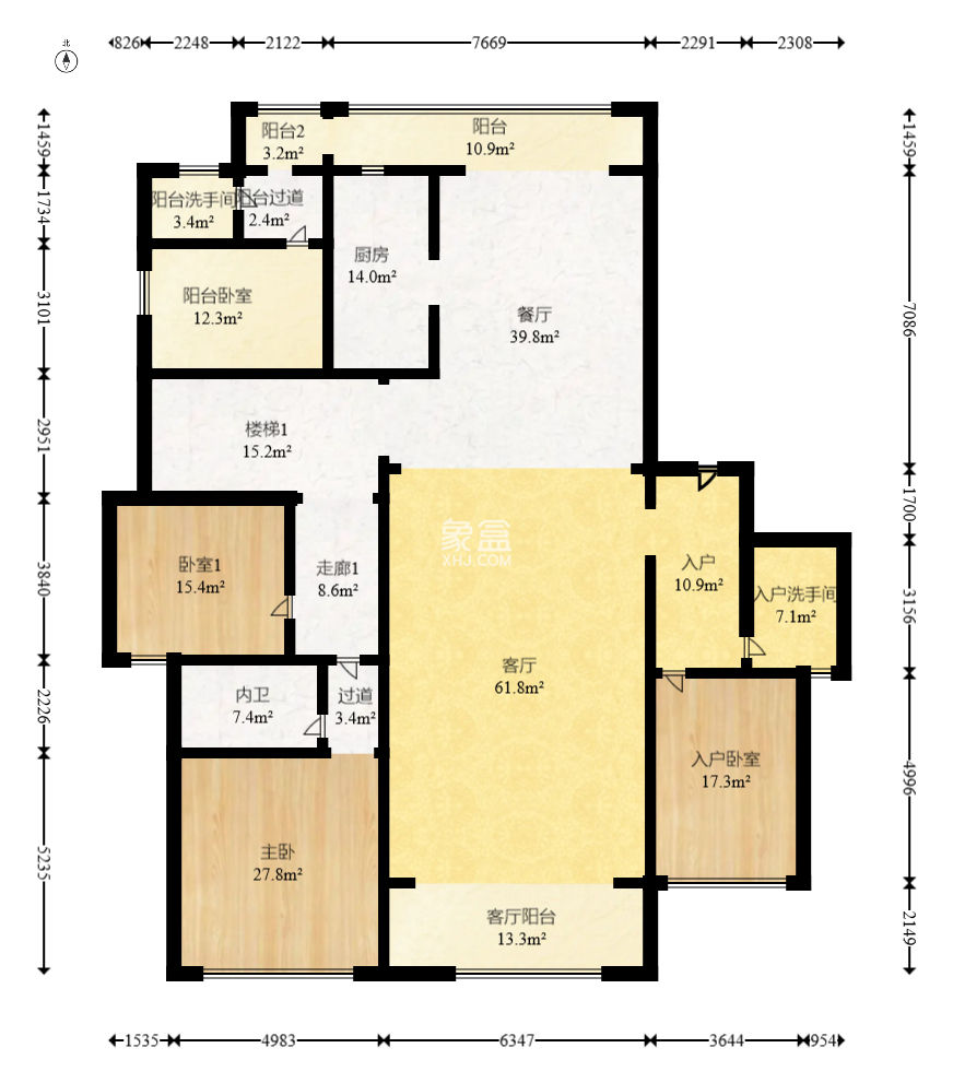 中隆国际御玺  6室2厅6卫   880.00万