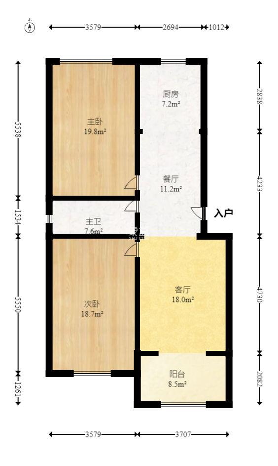 友谊社区（建湘瓷厂住宅小区）  2室1厅1卫   70.00万