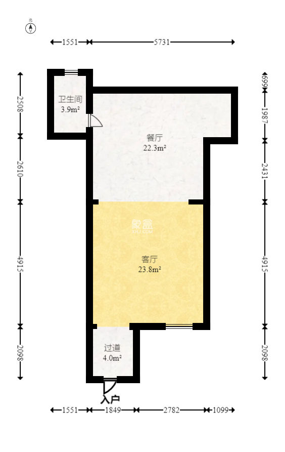 橘郡礼顿山  5室3厅3卫    238.0万
