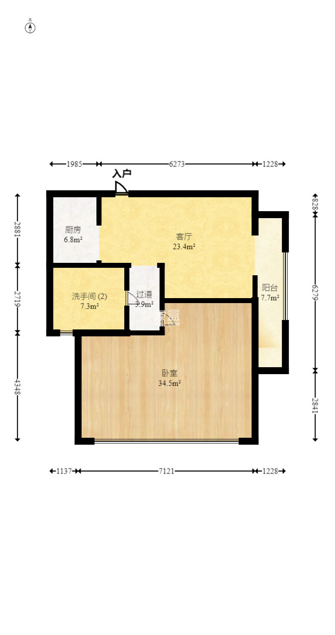 万博汇  2室1厅1卫   102.80万