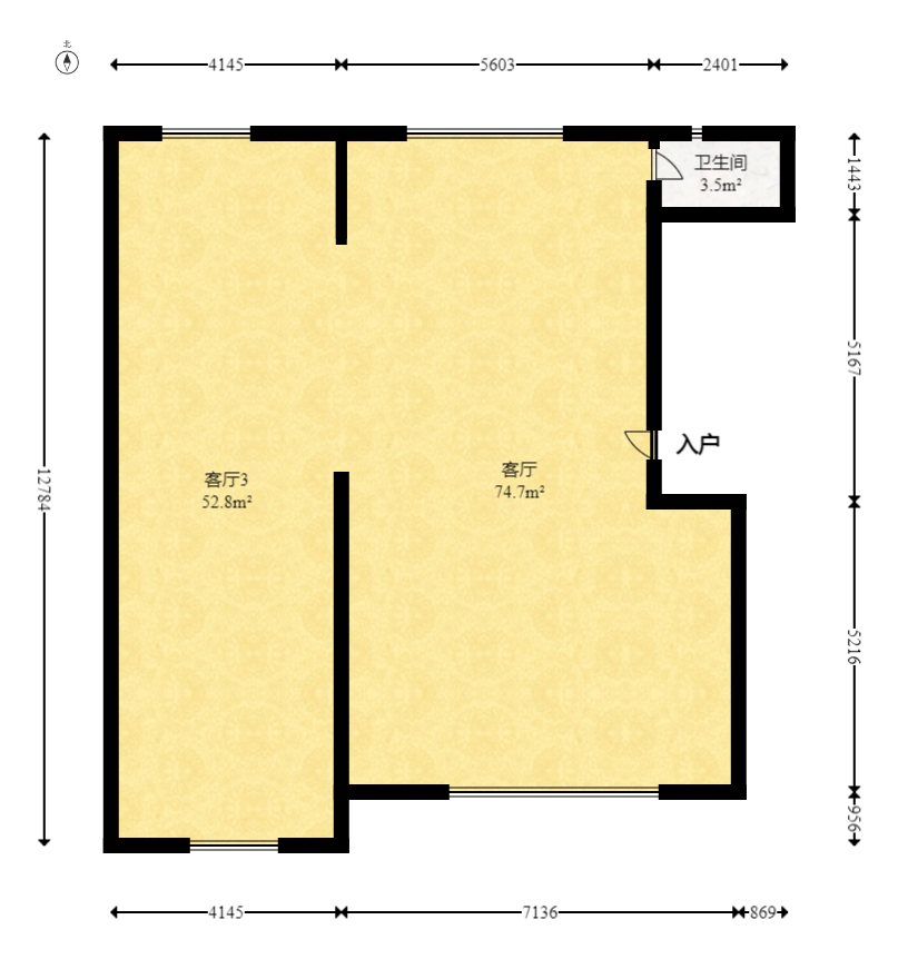 泉塘小区  3室3厅1卫   340.00万室内图1