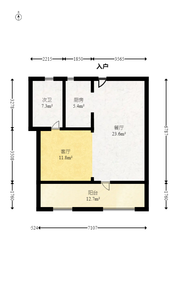 建发央著  4室2厅2卫   210.00万室内图1