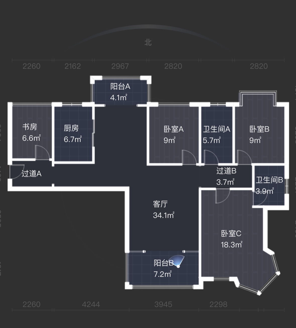 东鼎紫园 3室2厅2卫 95.0万 东鼎紫园 3室2厅2卫 95.0万室内图