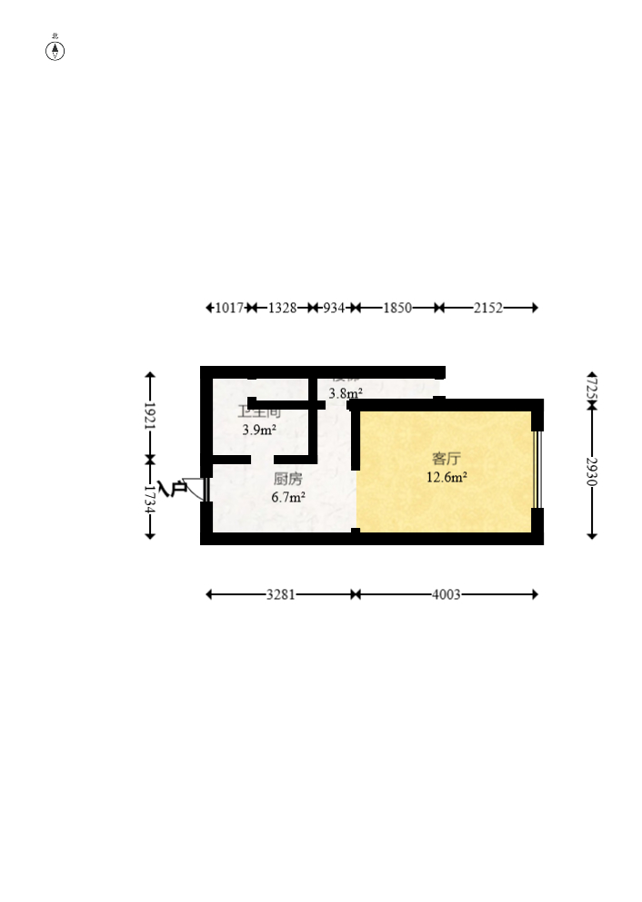华远海蓝郡  2室1厅1卫    24.0万 华远海蓝郡  2室1厅1卫    24.0万户型图