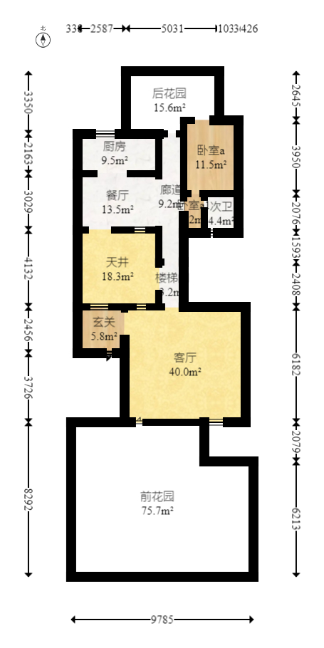 保利麓谷林语G区  5室2厅4卫   479.00万室内图1