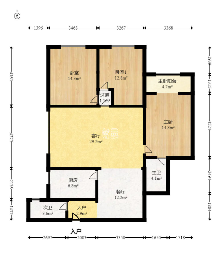 省建设厅宿舍  3室2厅1卫   116.80万