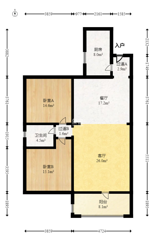 凯富漫城  2室1厅1卫   31.80万