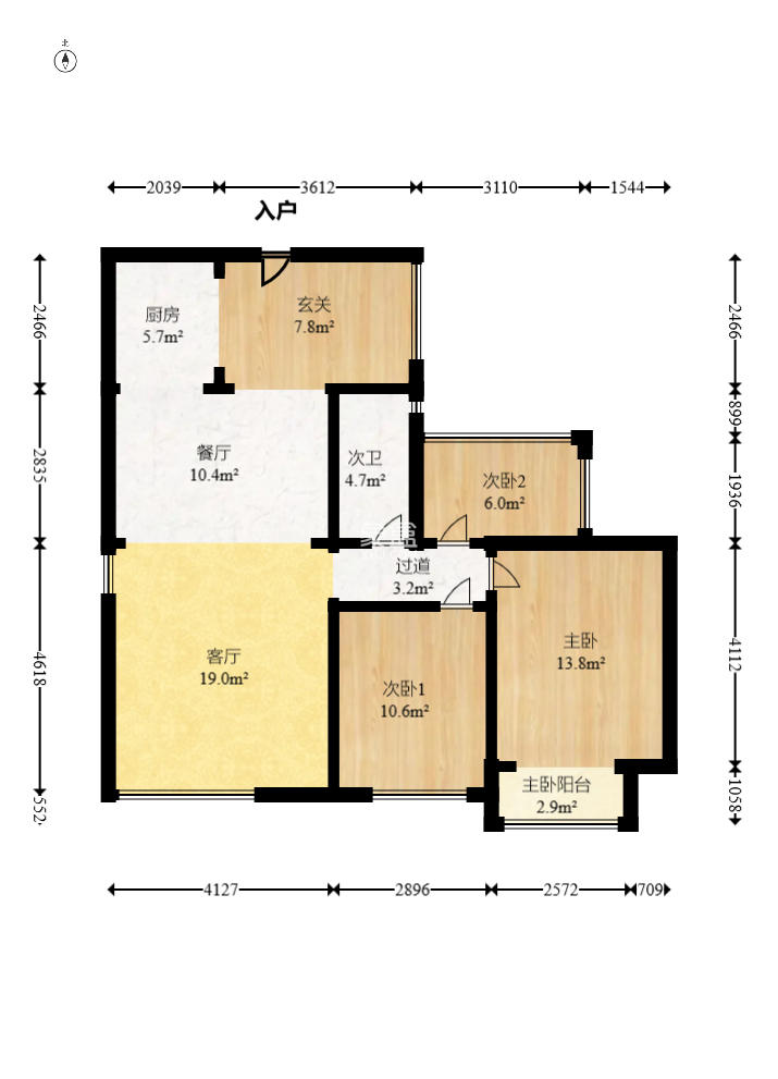山语城二期  3室2厅1卫    62.0万 山语城二期  3室2厅1卫    62.0万户型图