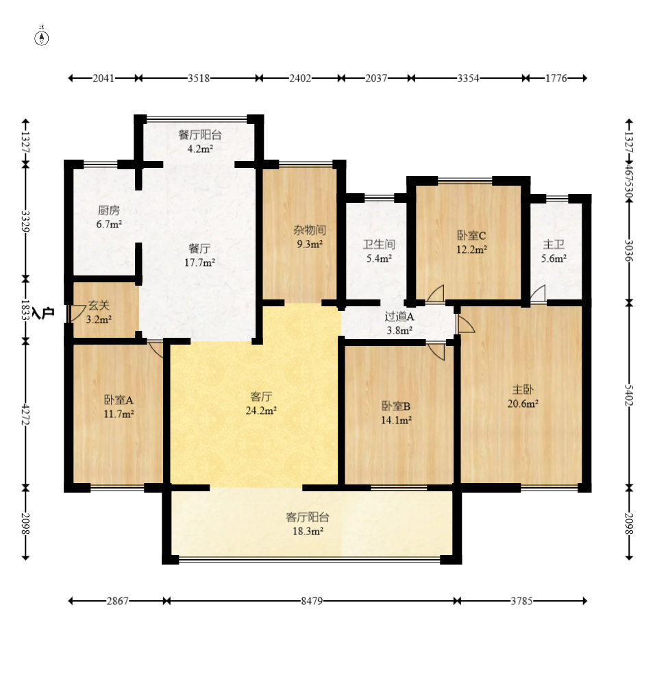 润和谷山郡(悦禧山庄水榭花都) 5室2厅2卫 158.0万 润和谷山郡(悦禧山庄水榭花都) 5室2厅2卫 158.0万户型图