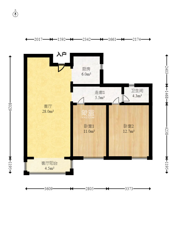 中建信和城  0室0厅0卫    86.8万