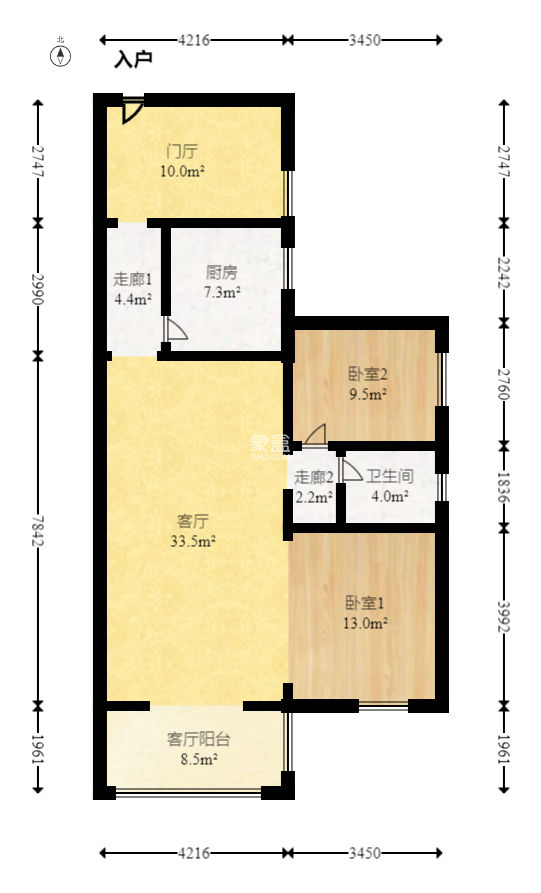 山水霖城（植物原著）  5室2厅1卫   158.00万
