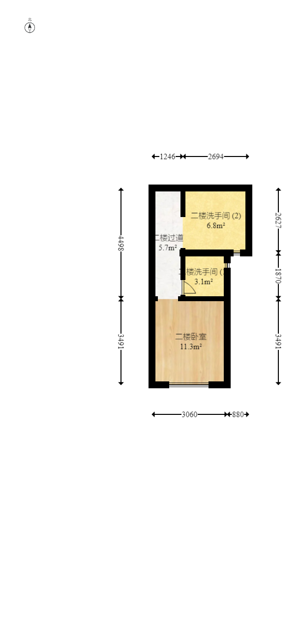 建发中央公园（建发美地）  3室2厅2卫   238.00万室内图1