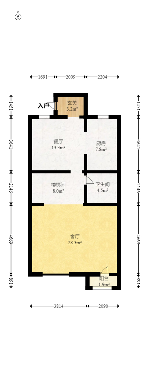 金地三千府（金地湖山樾、金地自在城）  4室2厅3卫   200.00万室内图1