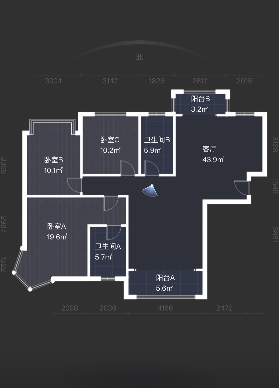 东鼎紫园  3室2厅2卫    88.0万 东鼎紫园  3室2厅2卫    88.0万室内图