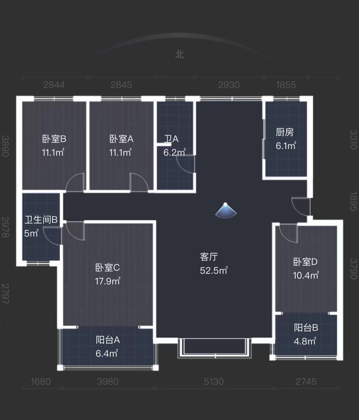 科艺花园 4室2厅2卫 98.0万 科艺花园 4室2厅2卫 98.0万室内图