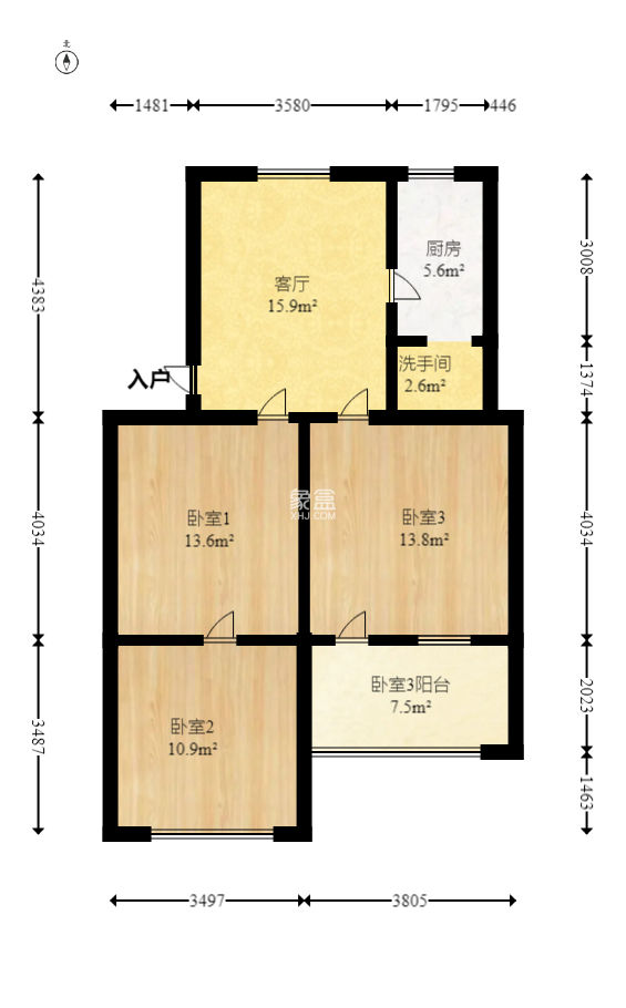 林业厅宿舍  2室2厅1卫    50.8万 林业厅宿舍  2室2厅1卫    50.8万