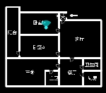 怡芳花园  3室2厅2卫   65.00万室内图1