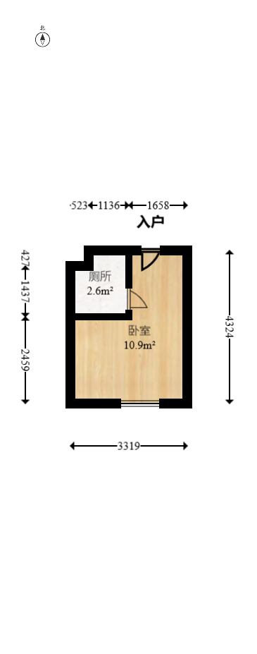 兰亭湾畔  0室0厅0卫   18.50万室内图1