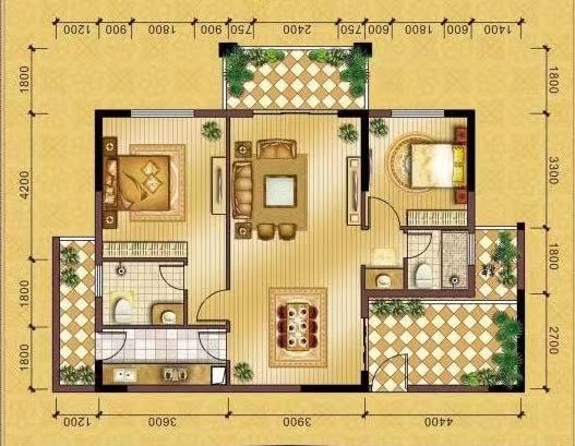 九八缔景城 3室2厅2卫 50.0万 九八缔景城 3室2厅2卫 50.0万室内图