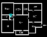 中电怡和苑  3室2厅2卫   78.80万室内图1