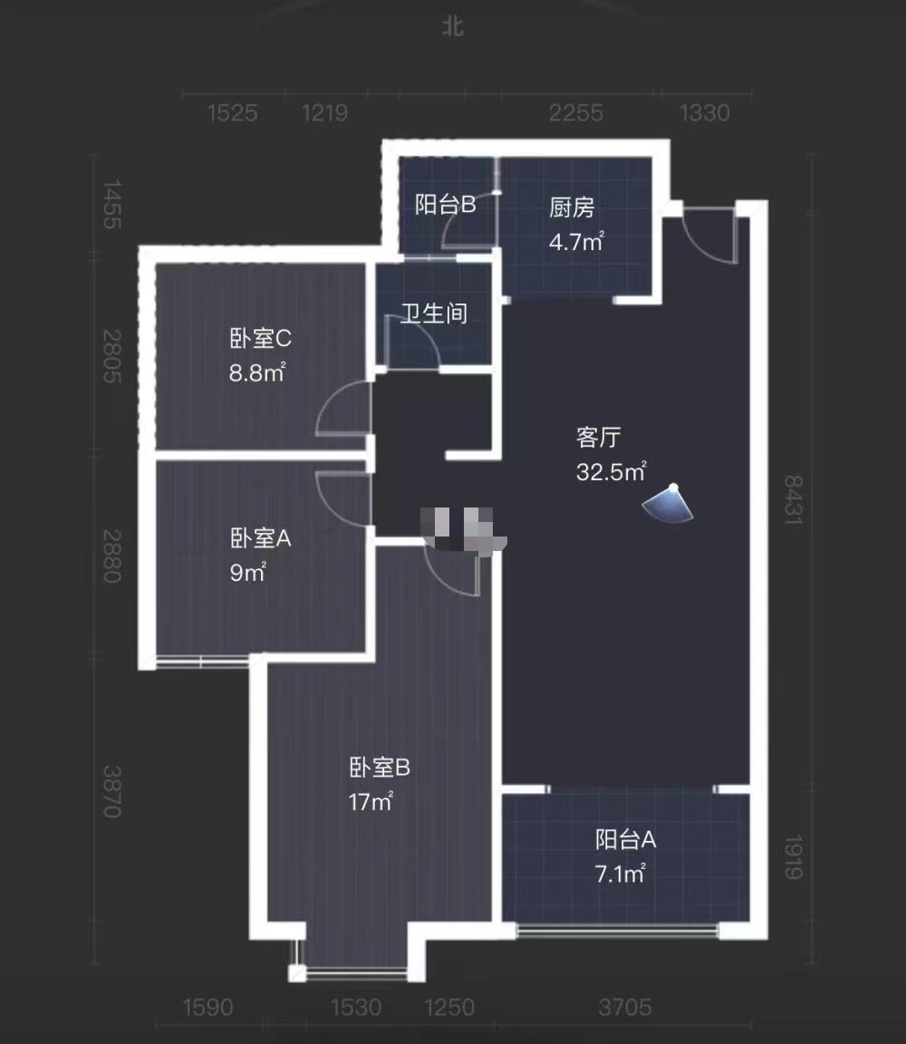 提香蓝岸 3室1厅1卫 62.0万 提香蓝岸 3室1厅1卫 62.0万室内图