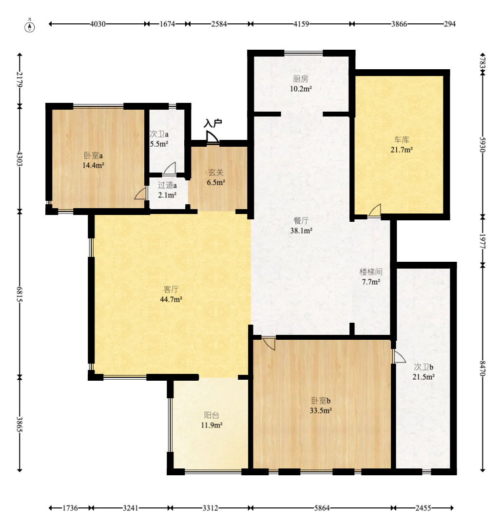 大汉汉园  5室3厅5卫    780.0万 大汉汉园  5室3厅5卫    780.0万户型图