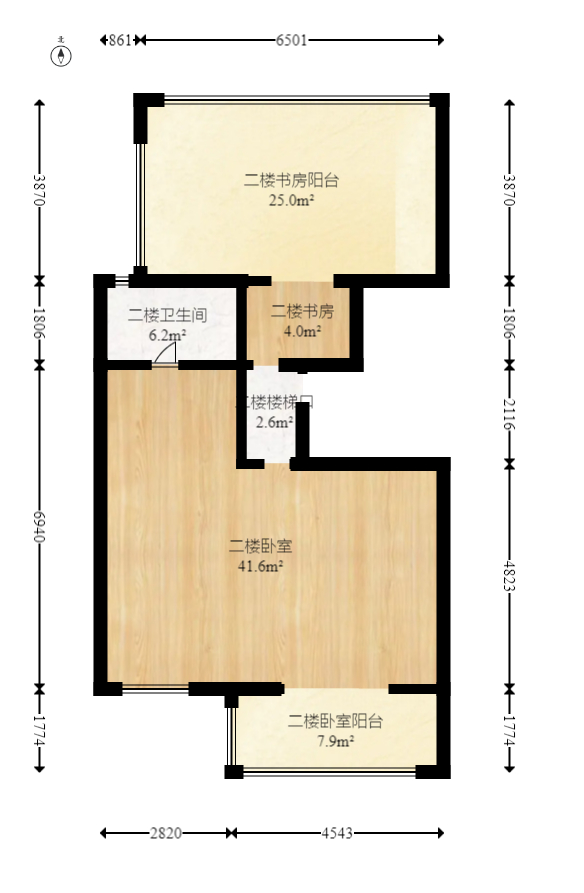 大唐印象三期御玺  4室2厅2卫   189.00万户型图
