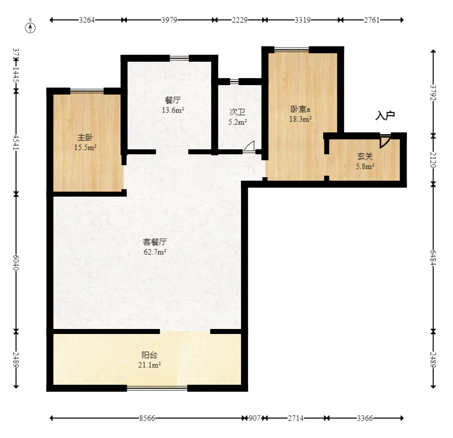 建发央著  4室2厅2卫   280.00万室内图1
