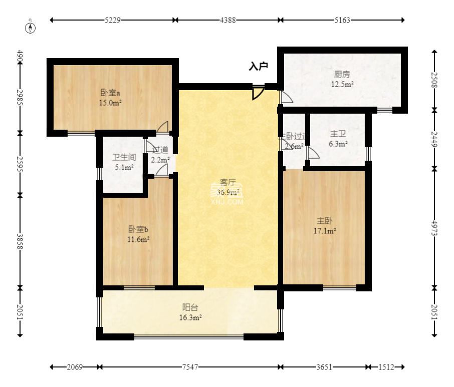 润和谷山郡(悦禧山庄水榭花都) 3室2厅2卫 135.0万 润和谷山郡(悦禧山庄水榭花都) 3室2厅2卫 135.0万户型图