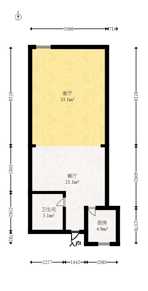 佳兆业水岸新都  4室2厅2卫   201.00万室内图1