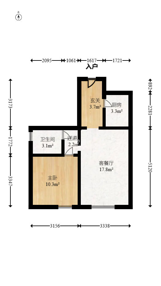 钰龙天下二期（钰龙佳园）  2室2厅2卫   58.00万