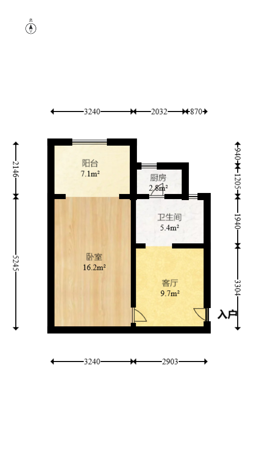 学宫街散盘  1室1厅1卫    35.0万 学宫街散盘  1室1厅1卫    35.0万户型图