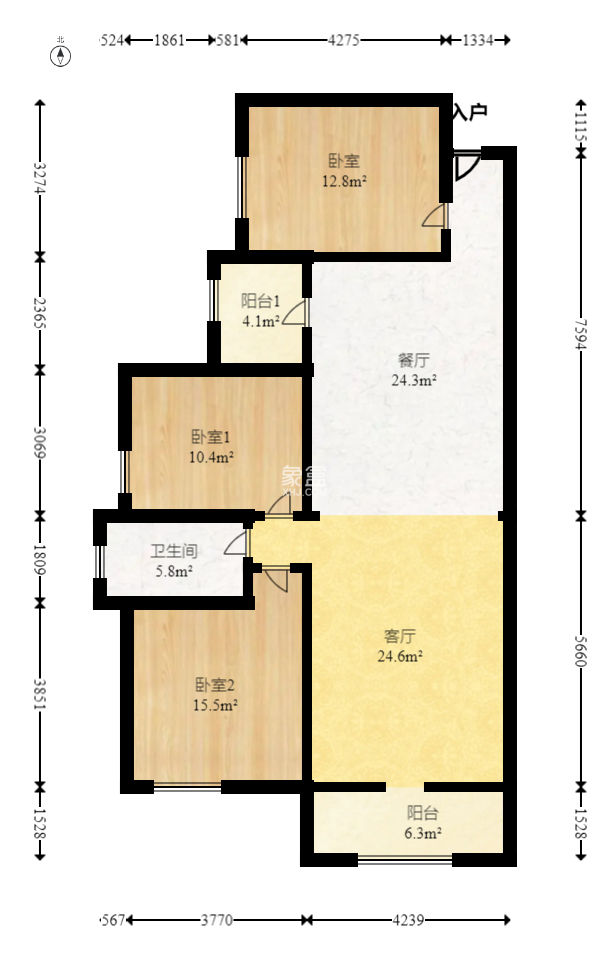 融科东南海  3室2厅2卫   120.00万