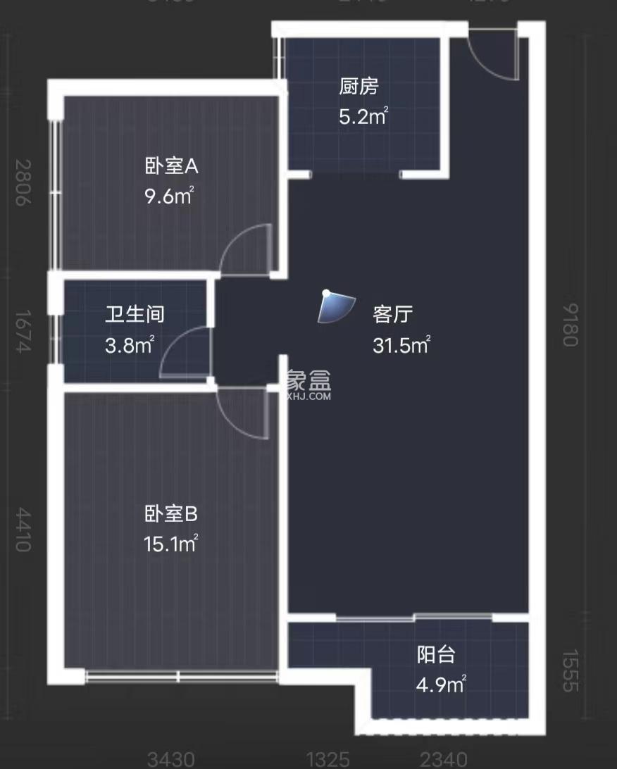旺城天悦领秀香江  3室2厅2卫   41.80万室内图1