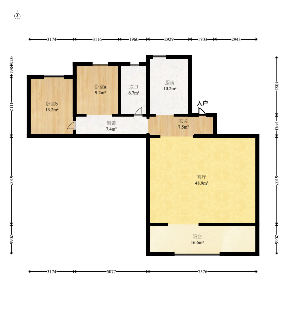 建发央著  4室2厅2卫   278.00万室内图1