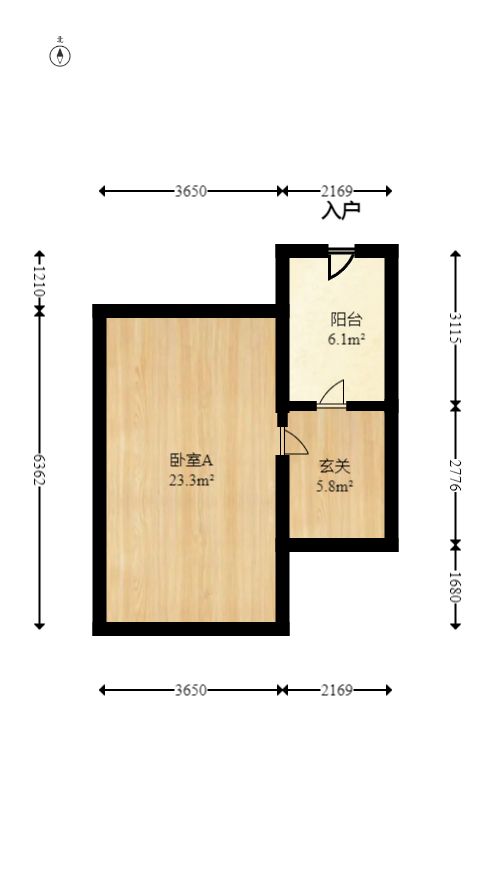 山水南雅  5室2厅3卫   244.80万室内图1
