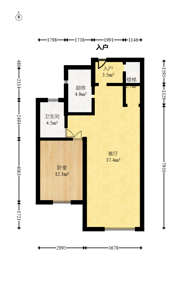 龙湖碧桂园天宸原著 4室2厅2卫 138.0万 龙湖碧桂园天宸原著 4室2厅2卫 138.0万户型图