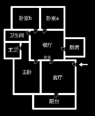 梓山苑小区  3室2厅2卫   56.00万